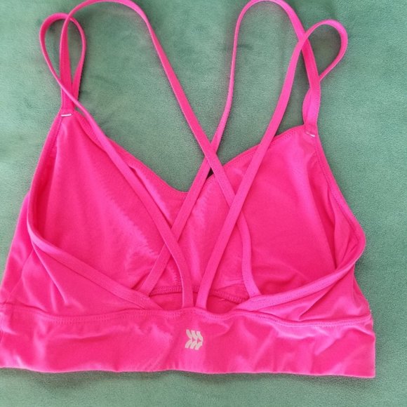 All in Motion Hot Pink Sports Bra Size Medium - Picture 2 of 3